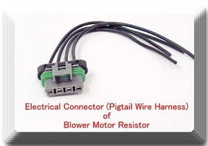 PT1231 4 Wire Pigtail Electrical harness connector for Blower Motor - Picture 1 of 1