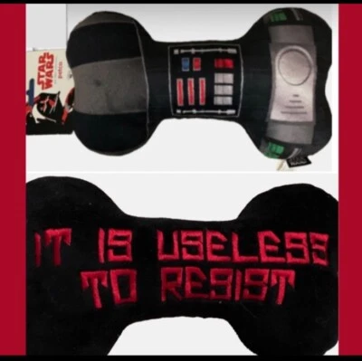 PETCO Star Wars Darth Vader Hueso de Perro Peluche Chirrido Lado Oscuro Juguete, Inútil 2 Resisten Foto 1 de 4