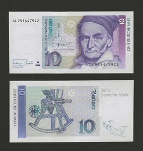 GERMANY 10 Deutsche Mark 1993, P-38c Federal Republic, Pack Fresh UNC Grade - Picture 1 of 1