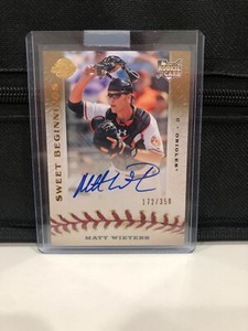 2009 Upper Deck Ballpark Collection /350 Matt Wieters #90 Rookie Auto RC