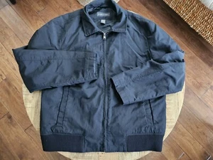 Banana Republic Jacke schwarz Bomber Luftfahrt gefüttert Mantel Freizeit Herren Gr. L - Bild 1 von 4