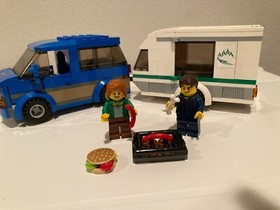 LEGO CITY: Van & Caravan (60117) Complete Set with Manuals No Box