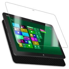 Skinomi Carbon Fiber Black Tablet Skin+Screen Protector Cover for Dell XPS 18