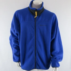 Giacca pile Marmot & Taylor Stitch full zip 2XL XXL blu giallo nero - Foto 1 di 10
