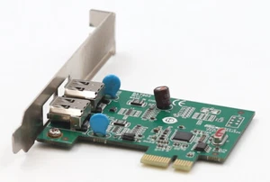 Lenovo Dual-Port IEEE 1394 PCI FireWire Controller Card FRU P/N: 89Y1712 Tested - Afbeelding 1 van 5