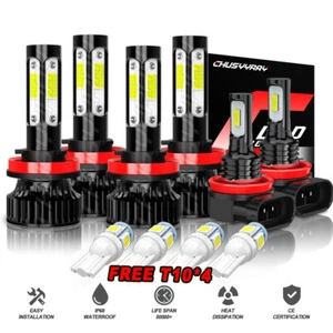 For Toyota Tacoma 2016-2021 6500K LED Headlight High/Low Beam Fog Light Bulb Kit - Bild 1 von 18