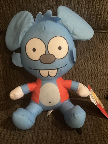 Toy Factory The Simpsons Plush Itchy Mouse Blue Rat Stuffed Animal Toy Doll 10” Cover
