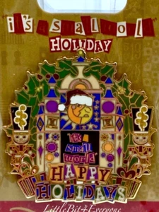 NEW ''it's a small world'' Holiday Pin 2024 Disneyland Limited Edition 2500 - Picture 1 of 6