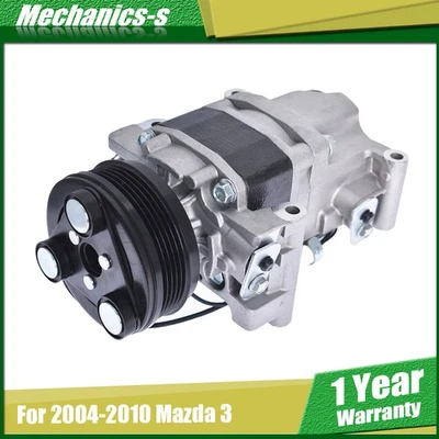 Compresor de aire acondicionado con embrague 58463 para Mazda 5 2006-2008 2009 2010 L4 2,3 L Foto 1 de 4