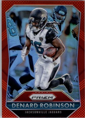 2015 Panini Prizm Prizms Red #178 Denard Robinson - FB - Image 1 of 2