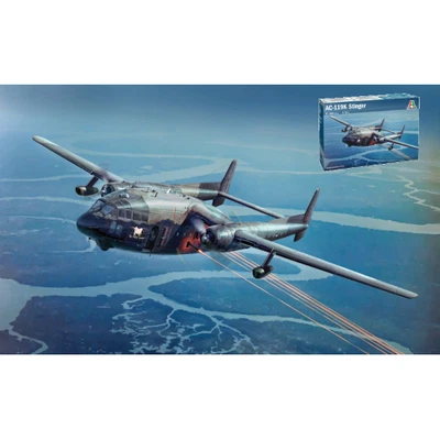 AC-119K STINGER KIT 1:72 Italeri Kit Aerei Modellino Nuovo - Immagine 1 di 3