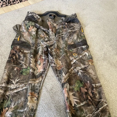 Mens ScentLok Fleece Camo Hunting Pants Size XL (38wx32L) - Image 1 of 4