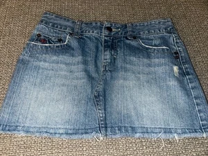 Minifalda vaquera Aeropostale para mujer 11” talla 0 T20 - Imagen 1 de 4