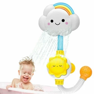 Bad Dusche Spielzeug Spray Wolke Regenbogen Wasser Squirt Sprinkler Wasserhahn für Kinder - Bild 1 von 12