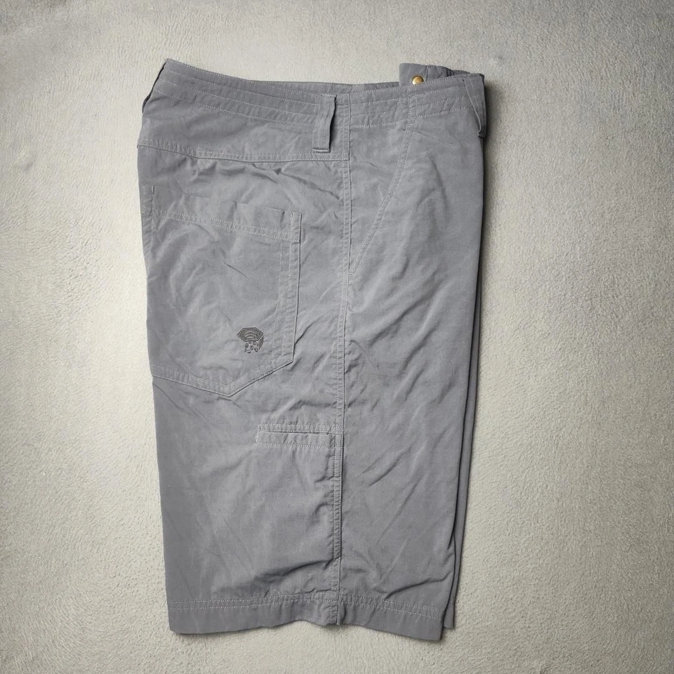 Mountain Hardwear Short Mens 38 GRay 12" Setter Outdoor Hiking Cargo Pockets - Image 1 of 4