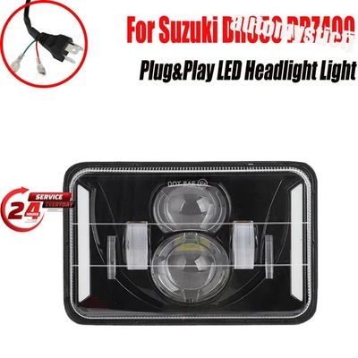 适用于铃木 DR650 DRZ400 即插即用 LED 车头灯套件 带安装支架 — 第 1/4 张图片