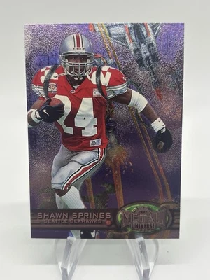 1997 Skybox Metal Universe Shawn Springs (RC) #178 Seattle Seahawks - Image 1 of 2