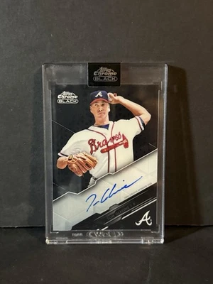2020 Topps Chrome 黑色 Tom Glavine Braves 黑色亲笔签名 #CBA-TG — 第 1/2 张图片