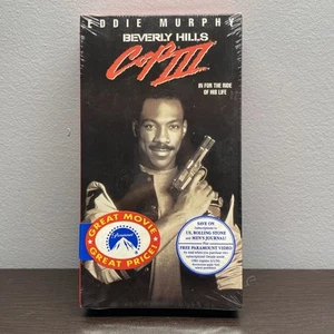 Beverly Hills Cop III VHS Sealed Watermarks Eddie Murphy VTG - Picture 1 of 6