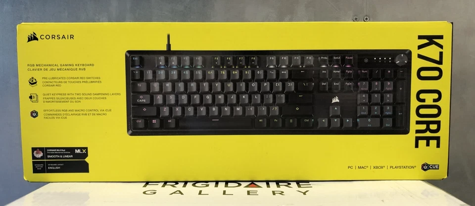 Corsair K70 CORE RGB Mechanical Gaming Keyboard CH-910991E-NA BRAND NEW - Image 1 of 1