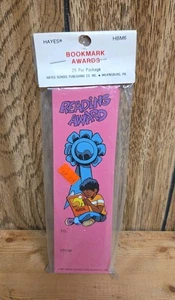 VINTAGE 1987 HAYES SCHOOL BOOKMARK AWARDS READING AWARD LOT OF 25 NEW NOS - Picture 1 of 3