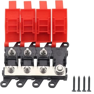 3 Ways Fuse Holder Automotive Marine Boat Car Audio Copper Fuse Blocks MIDI H... - Picture 1 of 9