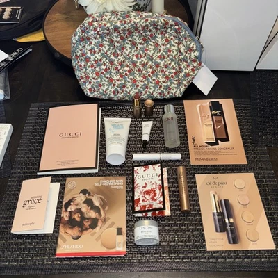 Gucci Chanel Ysl beauty bag holiday Perfume Cream gift Set Travel Girl 🎁 $225 - Image 1 of 4