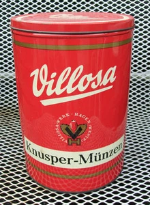 Alte Original Dose ...Villosa  Knusper - Münzen - Bild 1 von 1