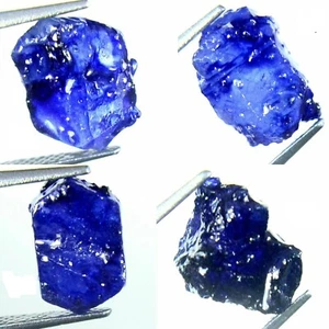 DARK BLUE NATURAL HEATED BLUE SAPPHIRE ROUGH SPECIMEN NR! - Picture 1 of 92