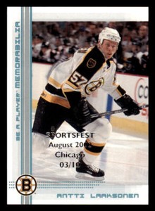 2000-01 BAP Memorabilia Chicago Sportsfest #317 Antti Laaksonen /10