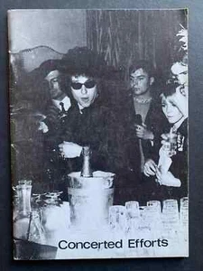 Rare Bob Dylan Concerted Efforts 1982 Van Estrik Concerts 1955-1982. - Picture 1 of 4