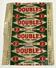 TOPPS 1951 Vintage Red Back Baseball Pack 1 Cent Wrapper Doubles Playing Cards