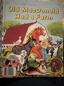 Vintage 1975 Little Golden Book 'Old MacDonald Had A Farm' #200-55  - Bild 1 von 9