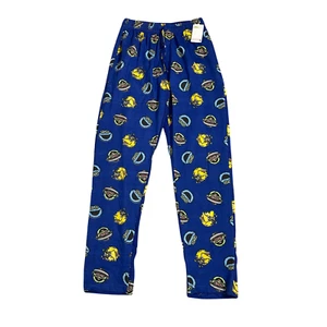 Sesame Street Sleepwear Pajama Lounge Bottom Size Small Blue Cotton Mens 29X31 - Picture 1 of 5