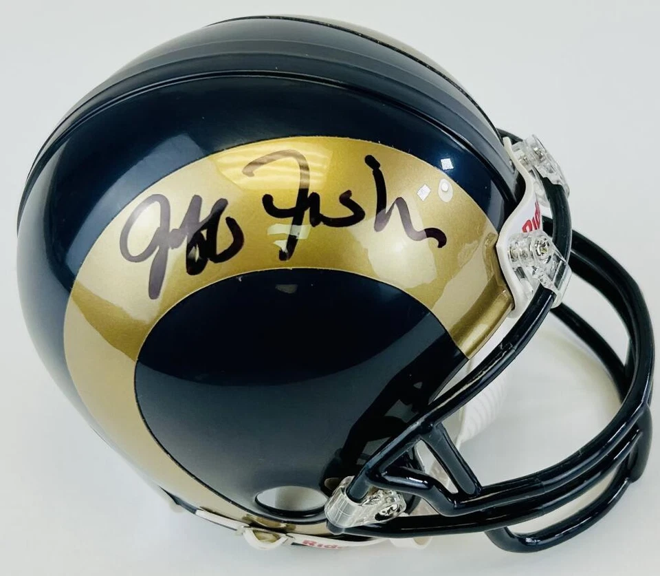 JEFF FISHER SIGNED ST. LOUIS RAMS MINI HELMET LOS ANGELES TITANS AUTOGRAPH J6 - Image 1 of 1