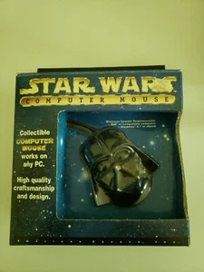 Star Wars Darth Vader Vintage Computer Mouse New Wired Plug And Play NIB - Picture 1 of 4