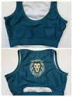 Lionfit Women's 10/Medium Athletic Gym Top Gold Lion Logo Back Gymware Top