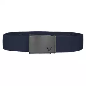 Callaway Golf Unisex Cut-To-Fit Webbed Belt - Peacoat - One Size - Picture 1 of 4