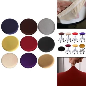 2Pcs Barstool Covers Round Soft Elastic Protector Polyester Seat Covers for Home - Picture 1 of 64