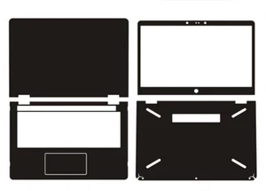 Carbon Vinyl Laptop Sticker Skin Decal Guard for HP PAVILION X360 14-BA042TX 14" - Picture 1 of 38