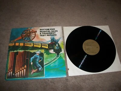 Bottom End Musical Bass & Transient Test Record LP  VG++ VINYL - Image 1 of 2