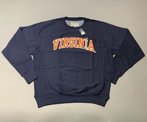 Virginia Cavaliers Sweatshirt Adult XL Blue Steve & Barry’s Crewneck New Cover