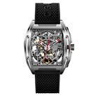 CIGA Design Z-Series Automatic Skeleton Steel Black Silicone Men's Watch 