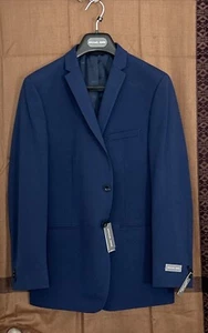 Michael Kors Big Boys Slim Fit Stretch Suit Jacket Size- 20R Color-blue - Picture 1 of 10