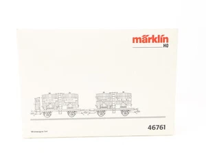 Märklin H0 46761 Juego de vagones de mercancías Juego de vagones de vino 2 piezas SNCF / NEM EMBALAJE ORIGINAL - Imagen 1 de 4