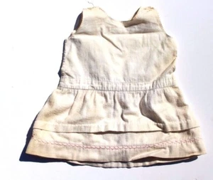 Vestido vintage de lino blanco de los años 50 ropa de juego/ropa con cuello #7 - Imagen 1 de 4
