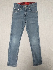 Levi's 511 Jeans-Small Boy's Size 10 (W25/L26) Stretch Denim-Blue Medium Wash - Picture 1 of 8