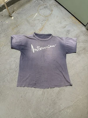 Camiseta Promocional Andy Warhol Revista Entrevista Años 70 RARA De Colección XL Desteñida Usada Golpeada Foto 1 de 4