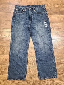 Levis 565 dritto sciolto 35x28 (etichetta 34x30) mai indossato lavaggio medio - Foto 1 di 9