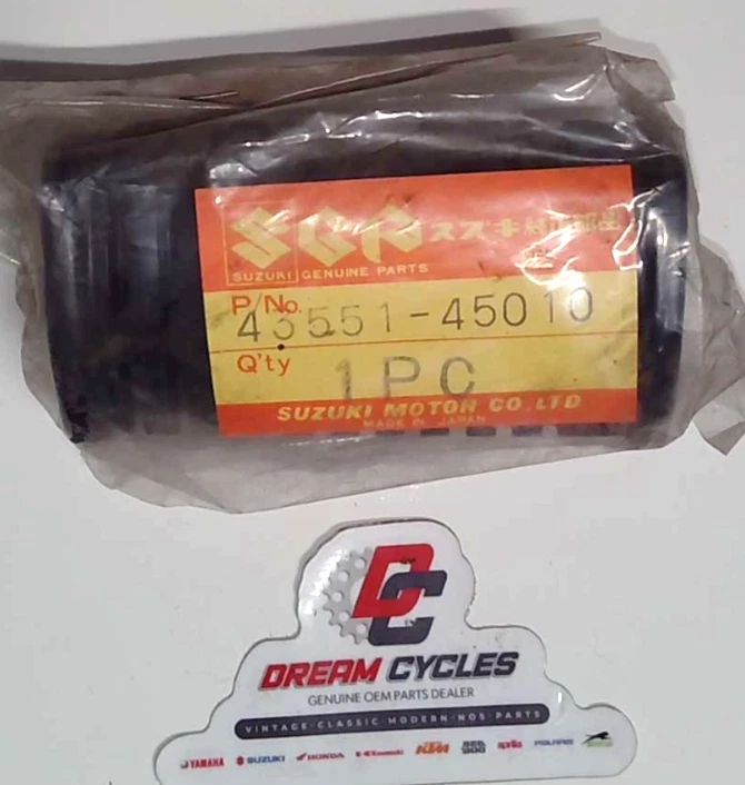 NOS 1977 - 1979 正品铃木 GS550 GS750 GS850 脚凳橡胶 43851-45010 — 第 1/1 张图片